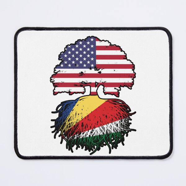 Item preview, Seychelles Seychellois American USA Tree Roots Flag designed and sold by FlagX.