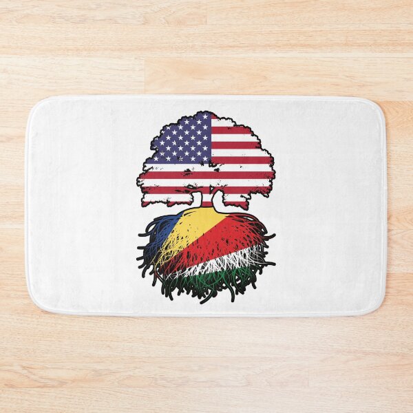 Item preview, Seychelles Seychellois American USA Tree Roots Flag designed and sold by FlagX.