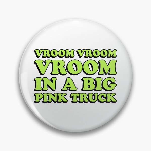 Item preview, vroom vroom vroom in a big pink truck designed and sold by wordswithfonts.