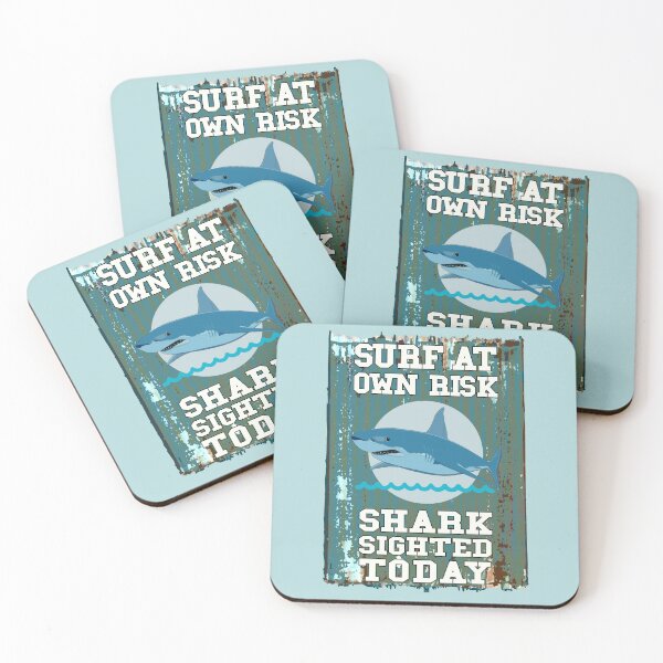 Item preview, Surf at your own risk - Sharks spotted today designed and sold by navarraspain.