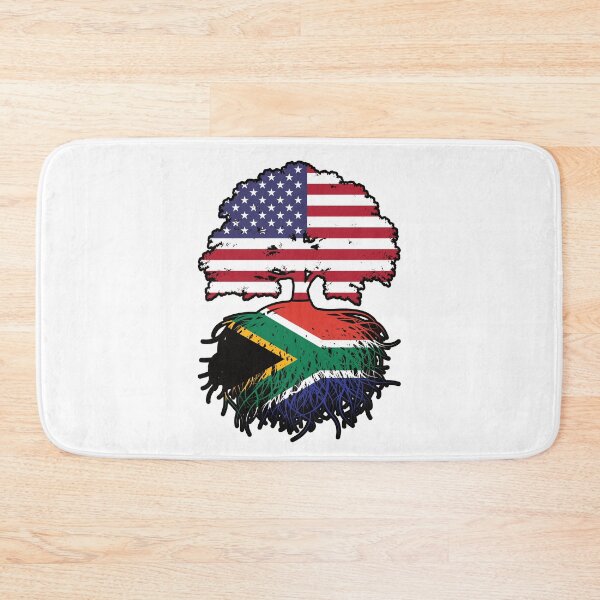 Item preview, South Africa South African American USA Tree Roots Flag designed and sold by FlagX.