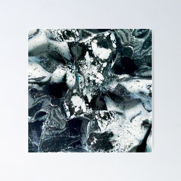 Item preview, Black Ice Abstract Pattern designed and sold by sherrybeen.