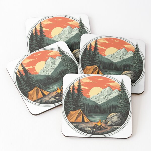 Item preview, Outdoor Landscape Sticker designed and sold by NicolasGlowArt.