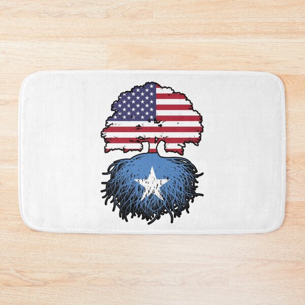 Item preview, Somalia Somali American USA Tree Roots Flag designed and sold by FlagX.