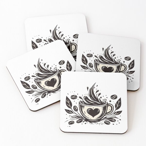Item preview, Coffee Heartbeat designed and sold by moba--mania.