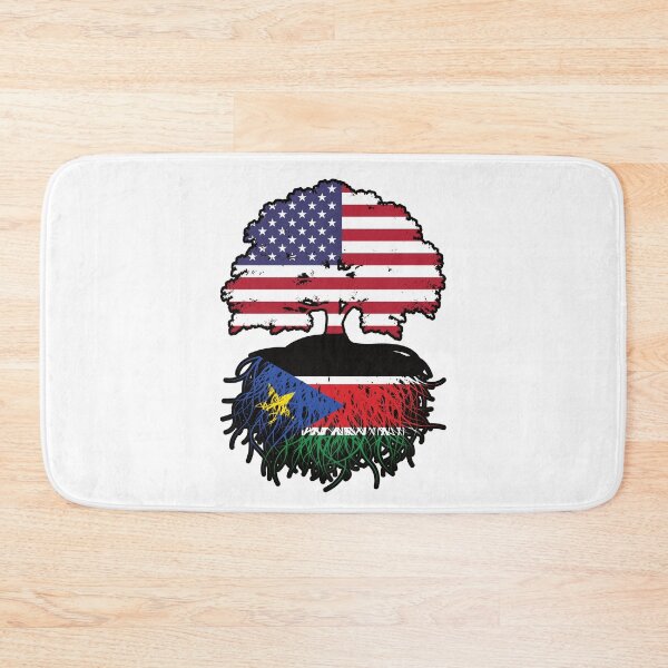 Item preview, South Sudan South Sudanese American USA Tree Roots Flag designed and sold by FlagX.