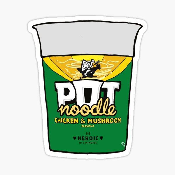 Item preview, Pot Noodle Stickers designed and sold by PopBites.
