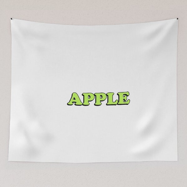 Item preview, apple designed and sold by wordswithfonts.