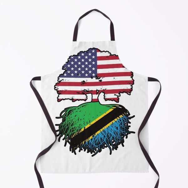 Item preview, Tanzania Tanzanian American USA Tree Roots Flag designed and sold by FlagX.