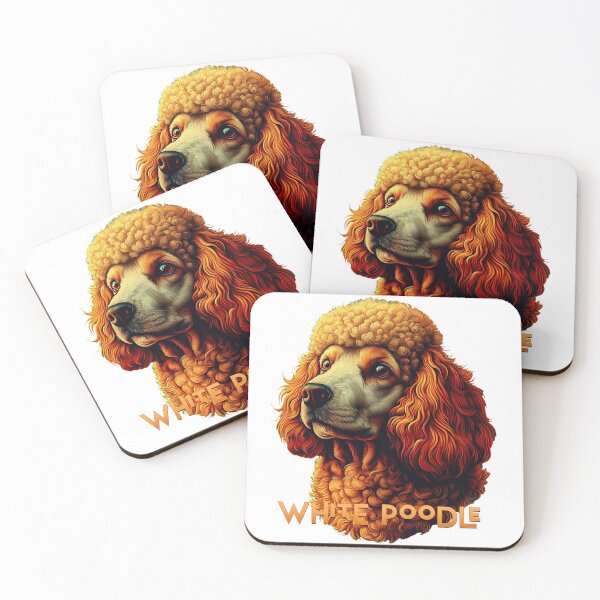 Item preview, Poster Prints T-Shirt Design - Dog Breeds: White Poodle designed and sold by ForeverPrintsOK.