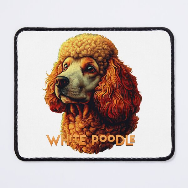 Item preview, Poster Prints T-Shirt Design - Dog Breeds: White Poodle designed and sold by ForeverPrintsOK.