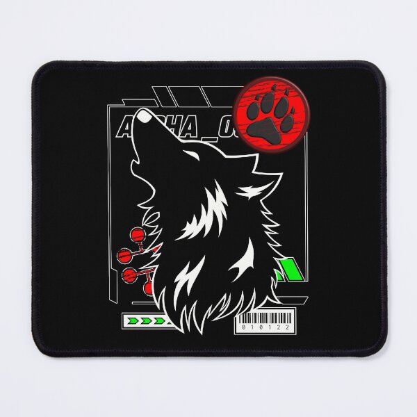 Item preview, Unique Stylish Howling Shikigami Divine Wolf & Paw Print Stamp  designed and sold by RarelyRandom.