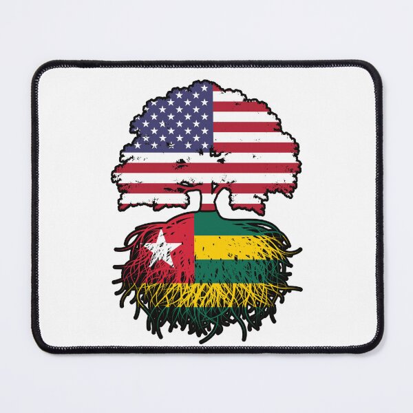 Item preview, Togo Togolese American USA Tree Roots Flag designed and sold by FlagX.
