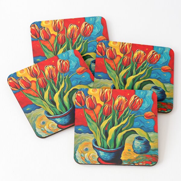 Item preview, Tulips in vase designed and sold by George Hutton Hunter.