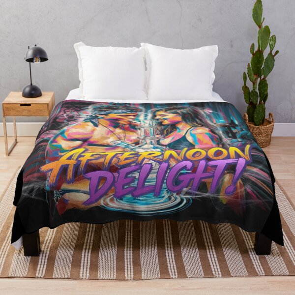 Item preview, Afternoon Delight Couple in Bedroom with Bong - Black designed and sold by JLEmporium.