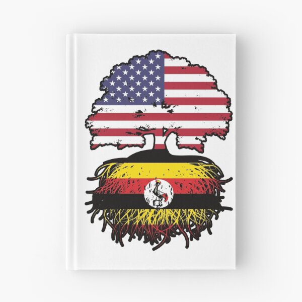 Item preview, Uganda Ugandan American USA Tree Roots Flag designed and sold by FlagX.
