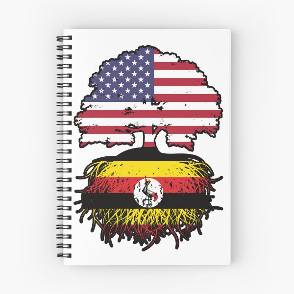 Item preview, Uganda Ugandan American USA Tree Roots Flag designed and sold by FlagX.
