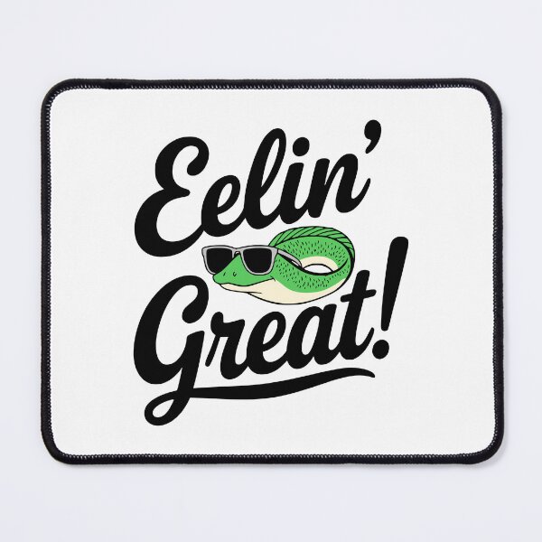 Item preview, Eelin Great! Cute Eel Pun designed and sold by PMCreative.