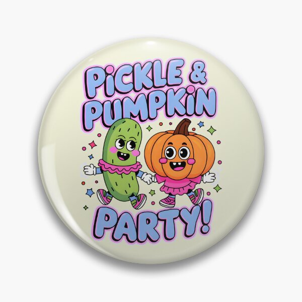 Item preview, PICKLE & PUMPKIN PARTY! A Quirky Celebration, Vibrant Hues, Autumnal Glee designed and sold by SplashTastic.