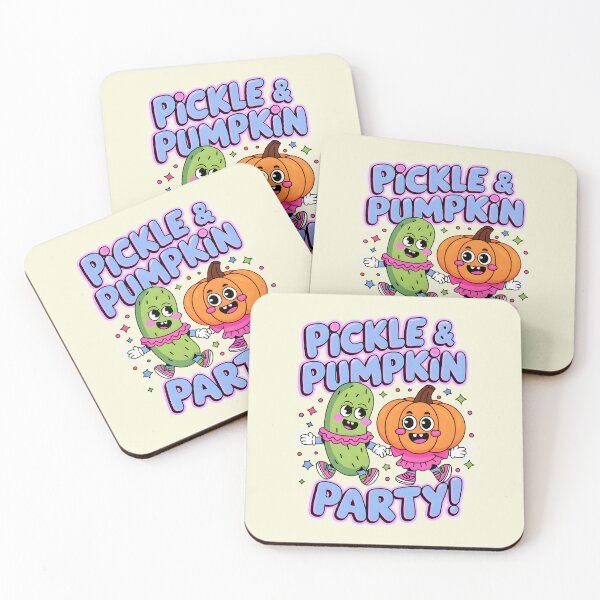 Item preview, PICKLE & PUMPKIN PARTY! A Quirky Celebration, Vibrant Hues, Autumnal Glee designed and sold by SplashTastic.