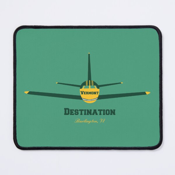Item preview, Destination Burlington Vermont VT Airplane Airport Logo designed and sold by Lartheviking.