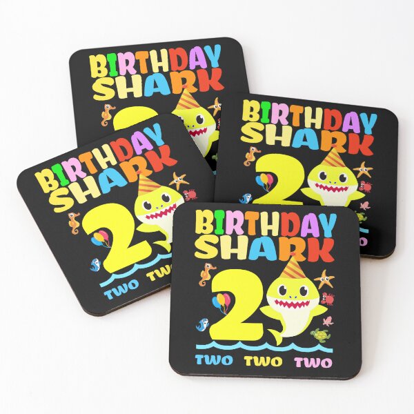 Item preview, Kids Shark bIRTHDAY 2nd Birthday Girl 2 Year Old Gift Kids designed and sold by BASKF.