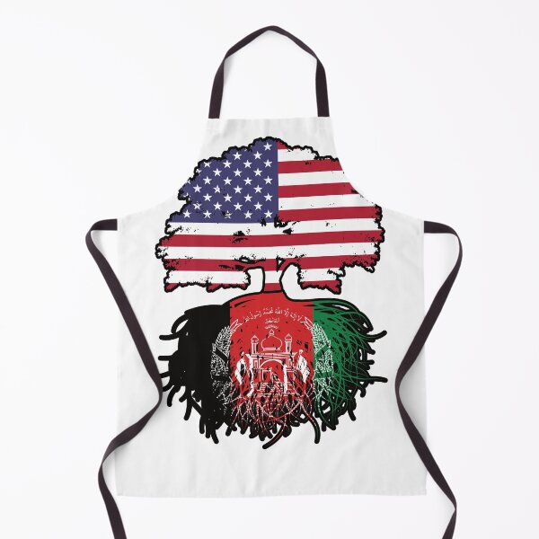 Item preview, Afghanistan Afghan American USA Tree Roots Flag designed and sold by FlagX.