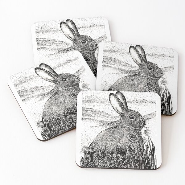 Item preview, Wild Rabbit In The Meadow designed and sold by jofoxartist.