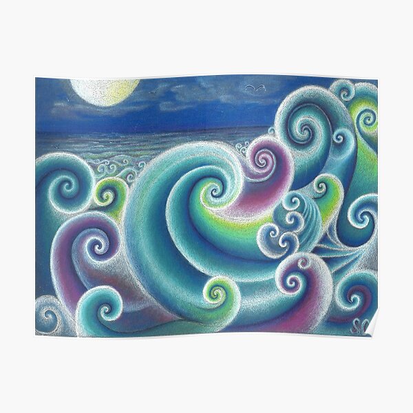 Fibonacci's Sea Poster