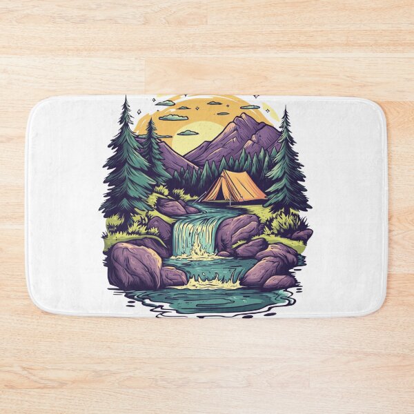Item preview, Magical Camping In Mountains designed and sold by NicolasGlowArt.