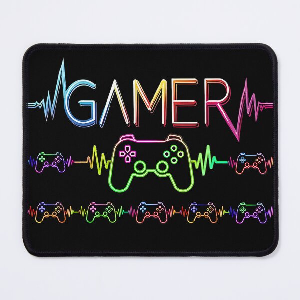 Item preview, Gamer Neon Pulse Heartbeat designed and sold by OleOleStore.