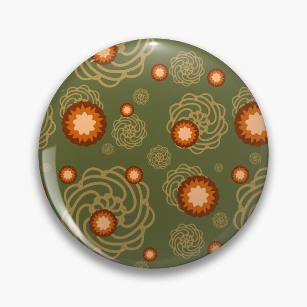Item preview, Orange and green pattern designed and sold by Kristaine.