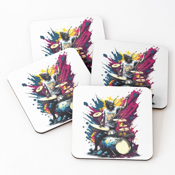 Item preview, Epic Watercolor Beat: The Free Spirit of the Drummer designed and sold by alandenisson.