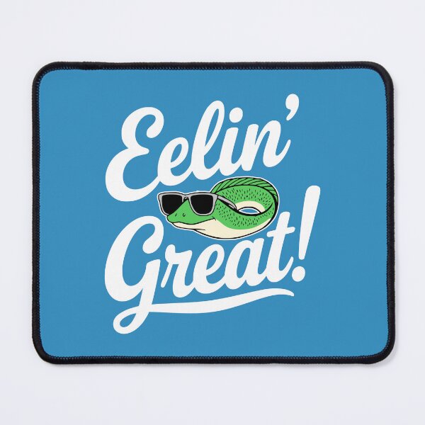 Item preview, Cute Eel Pun. Eelin Great! designed and sold by PMCreative.
