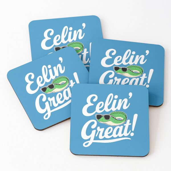 Item preview, Cute Eel Pun. Eelin Great! designed and sold by PMCreative.