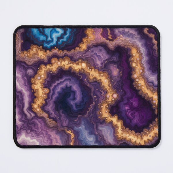 Item preview, Purple Cosmic Geode Swirl designed and sold by BirdsnStuff.