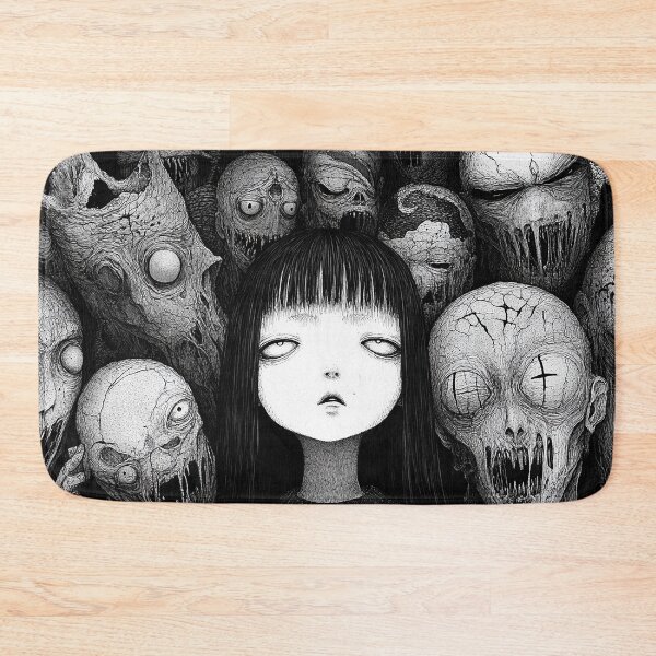 Item preview, Rage of the Forsaken - black and white horror manga anime girl designed and sold by ForsakenFrames.