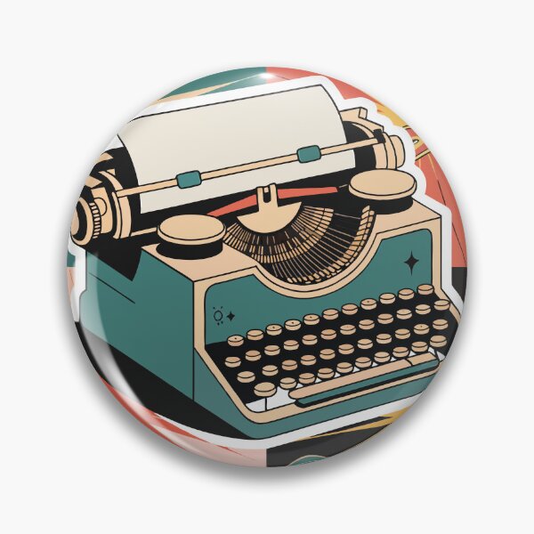 Item preview, Sticker T-Shirt Design Trending: Typewriter designed and sold by ForeverPrintsOK.