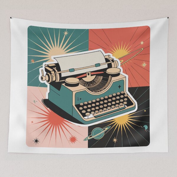 Item preview, Sticker T-Shirt Design Trending: Typewriter designed and sold by ForeverPrintsOK.