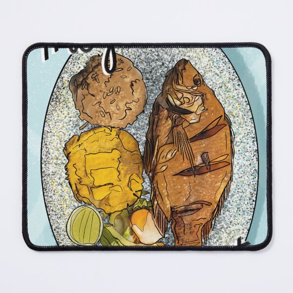 Item preview, Fried Mojarra designed and sold by Pretty Postcards.