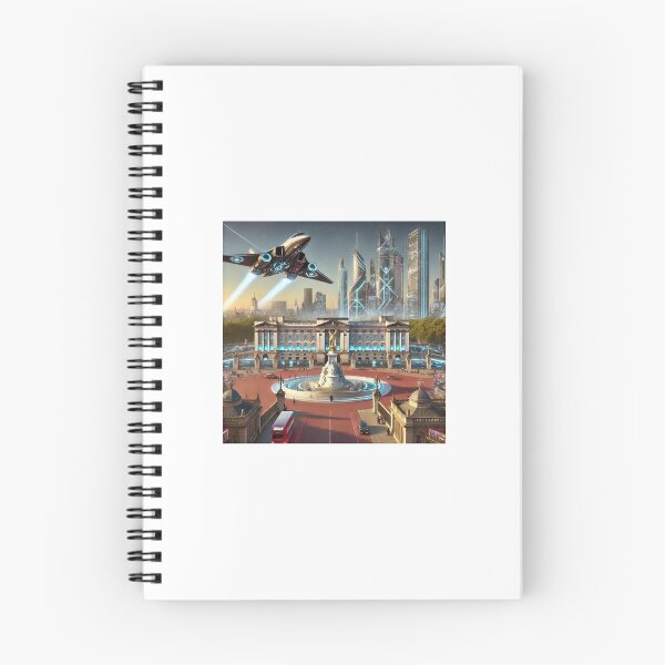 Item preview, Buckingham Palace’s Futuristic Airshow Extravaganza designed and sold by InkBubble2024.