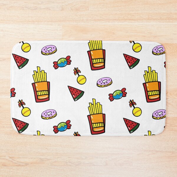 Item preview, Fancy snack and sweet food design print designed and sold by Ryslissa.