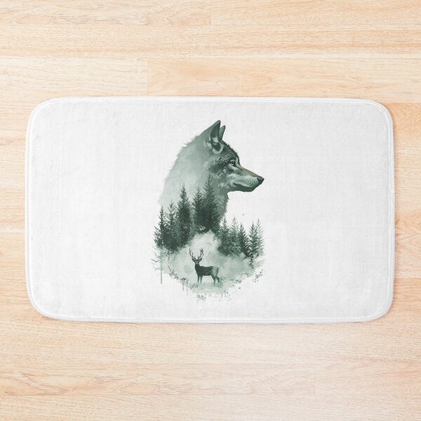 Item preview, Wolf and Forest designed and sold by NicolasGlowArt.