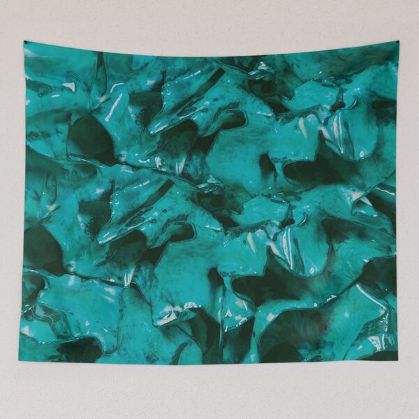 Item preview, Emerald Ripples Abstract Pattern designed and sold by sherrybeen.