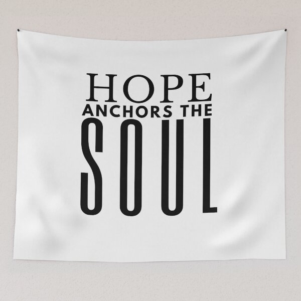 Item preview, Hope anchors the soul- Mental health awareness designs - Mental health matters designed and sold by ScientistArtist.