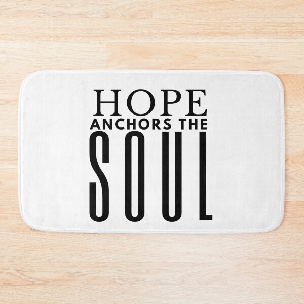 Item preview, Hope anchors the soul- Mental health awareness designs - Mental health matters designed and sold by ScientistArtist.