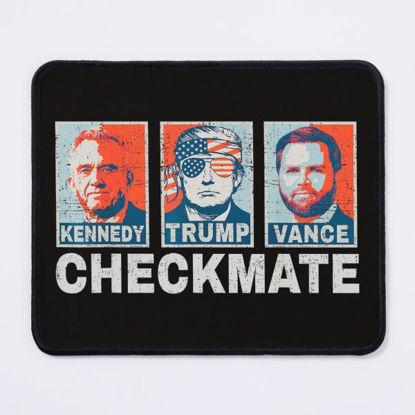 Item preview, Kennedy Trump Vance checkmate designed and sold by LOLANeshop.