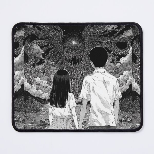 Item preview, Horizon of Hope - black and white horror manga anime couple designed and sold by ForsakenFrames.