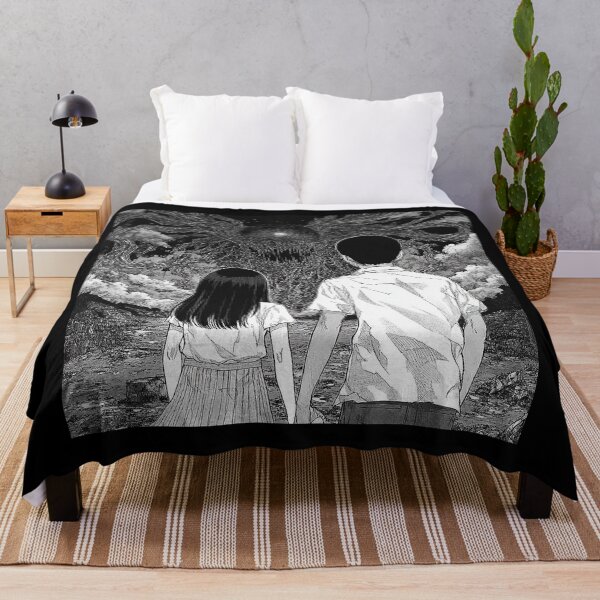 Item preview, Horizon of Hope - black and white horror manga anime couple designed and sold by ForsakenFrames.