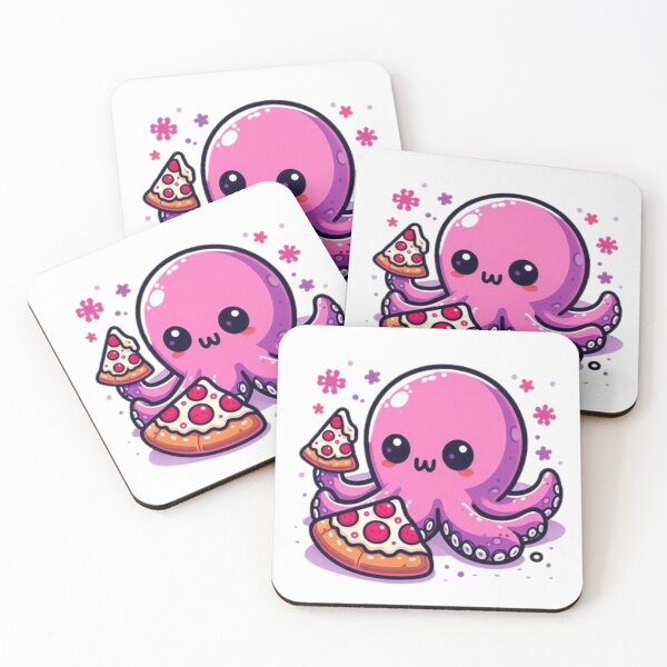 Item preview, octopus eating pizza designed and sold by Eternalski.